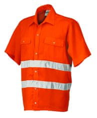 Industrial Starter Košile reflexní s límečkem, oranžová, S