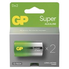 GP Alkalická baterie GP Super D (LR20), 2 ks