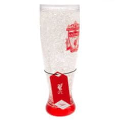 FotbalFans Vysoká chladící sklenice Liverpool FC, 400 ml