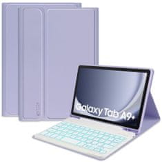 Tech-protect SC Pen pouzdro s klávesnicí na Samsung Galaxy Tab A9 Plus 11'', fialové