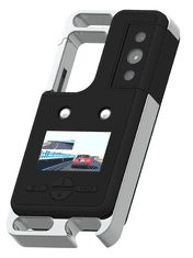 SpyTech Mini přenosná otočná kamera na tělo s LED displejem, SOS svítidlem a nočním viděním - Barva: 64 GB