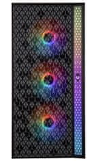 BitFenix skříň Light / ATX / 4x120mm RGB fan / 2xUSB 3.0 / USB 2.0 / tvrzené sklo / černá