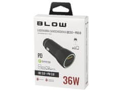 Blow Autonabíječka s USB-A a USB-C zásuvkou 36W G36W