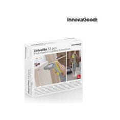 InnovaGoods Elektrický bezdrátový vícepolohový šroubovák s příslušenstvím Drivelite InnovaGoods 33 Kusy
