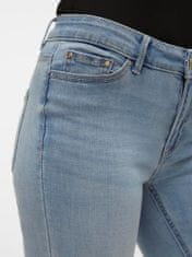 Vero Moda Dámské džíny VMFLASH Skinny Fit 10300174 Light Blue Denim (Velikost S/34)