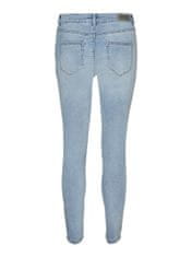 Vero Moda Dámské džíny VMFLASH Skinny Fit 10300174 Light Blue Denim (Velikost S/34)