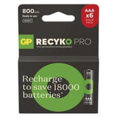 GP Nabíjecí baterie GP ReCyko Pro Professional AAA (HR03), 6 ks