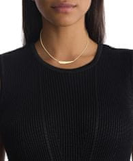 Calvin Klein Nězný dámský pozlacený náhrdelník z oceli Elongated Drops 35000339