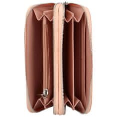 DIANA & CO Jednoduchá dámská koženková peněženka Lucy, růžová