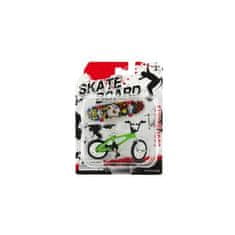 Teddies Prstové kolo + skateboard - 10cm, mix druhů