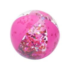 Bestway 31050 Nafukovací míč Glamour s třpytkami, růžový