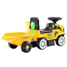 JOKOMISIADA Velký traktor s přívěsem, žlutý