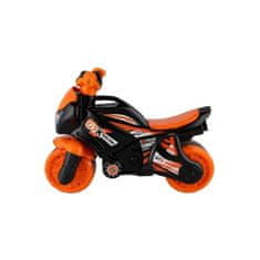 Teddies Odrážedlo motorka oranžovo-černá