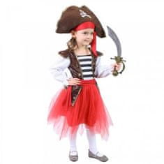 Rappa Dětský kostým Pirátka M
