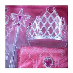 Rappa Set pro princeznu s kabelkou růžový