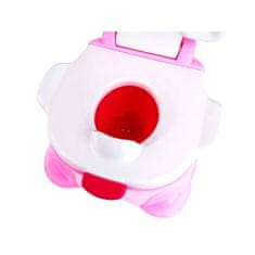 JOKOMISIADA TRÓN - hrací nočník 3v1, podložka na WC+židle, 6m+ růžový