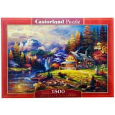 Castorland Puzzle Úkryt v horách, 1500 dílků