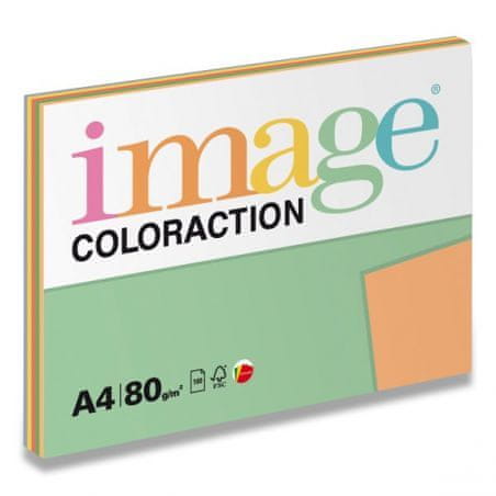Image Barevný papír Coloraction A4, syté barvy