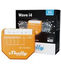 Shelly Shelly Qubino Wave i4 - modul pro aktivaci scén (Z-Wave)