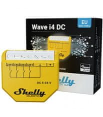 Shelly Shelly Qubino Wave i4 DC - modul pro aktivaci scén (Z-Wave)