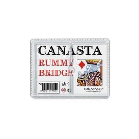 Bonaparte Hrací karty Canasta v plastové krabičce