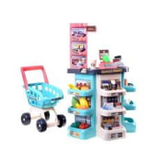 JOKOMISIADA Dětský obchod s pokladnou, příslušenstvím a nákupním vozíkem
