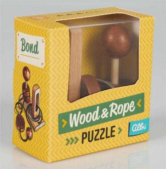 Albi Albi Wood & Rope puzzle - Bond