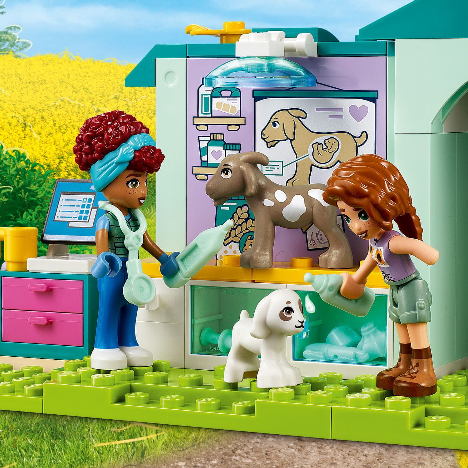 LEGO Friends 42632 Veterinárna klinika pre zvieratká z farmy