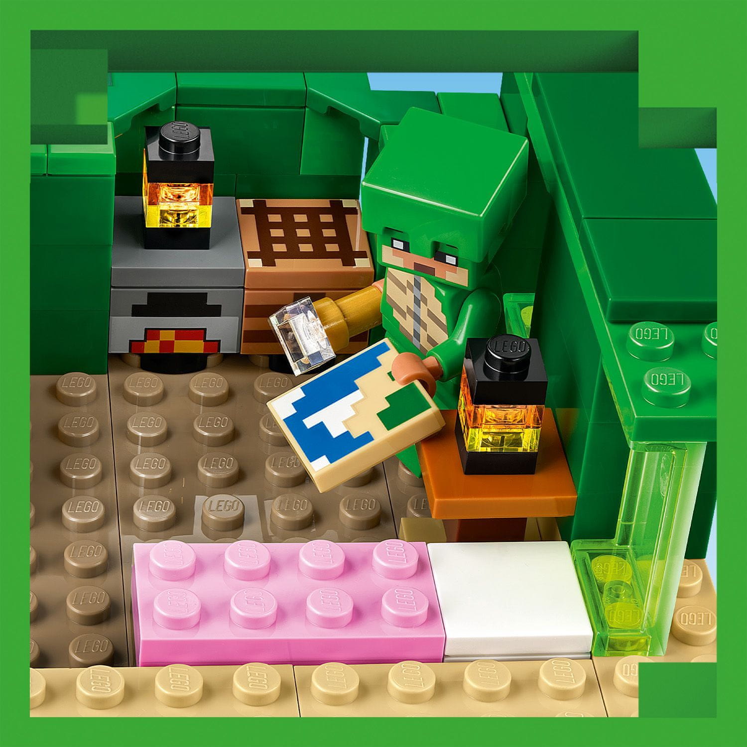 LEGO Minecraft 21254 Želví domek na pláži