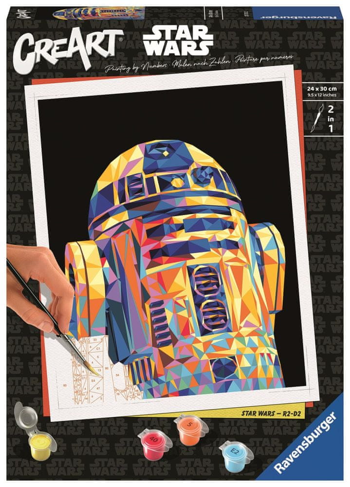 Levně Ravensburger CreArt Star Wars: R2-D2