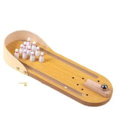 VivoVita Mini Bowling – hra s dřevěnými kuželkami