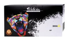 Victoria CE412A Inkjet cartridge pro tiskárny LaserJet Pro 300 MFP M375, 2600 str., 305A žlutá