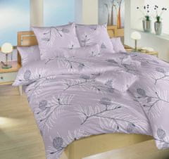 Dadka  Povlečení bavlna Jehličí violet 140x240, 70x90 cm
