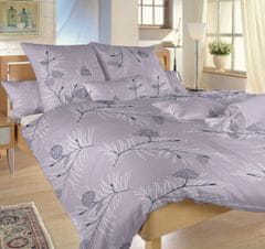 Dadka  Povlečení bavlna Jehličí violet 200x220, 2x70x90 cm