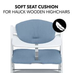 Hauck Jídelní židlička Alpha+ Pad Dusty Blue