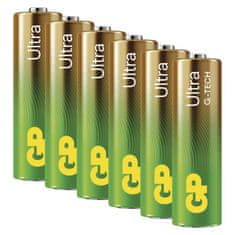 GP Alkalická baterie GP Ultra AA (LR6), 6 ks