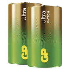 GP Alkalická baterie GP Ultra D (LR20), 2 ks