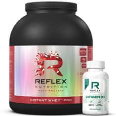 Reflex Nutrition Instant Whey PRO 2,2 kg + Vitamin D3 100 kapslí ZDARMA - banán 