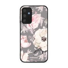 Mobiwear Prémiový lesklý kryt Glossy na mobil Samsung Galaxy A15 / A15 5G - G034G - Květy na šedém pozadí