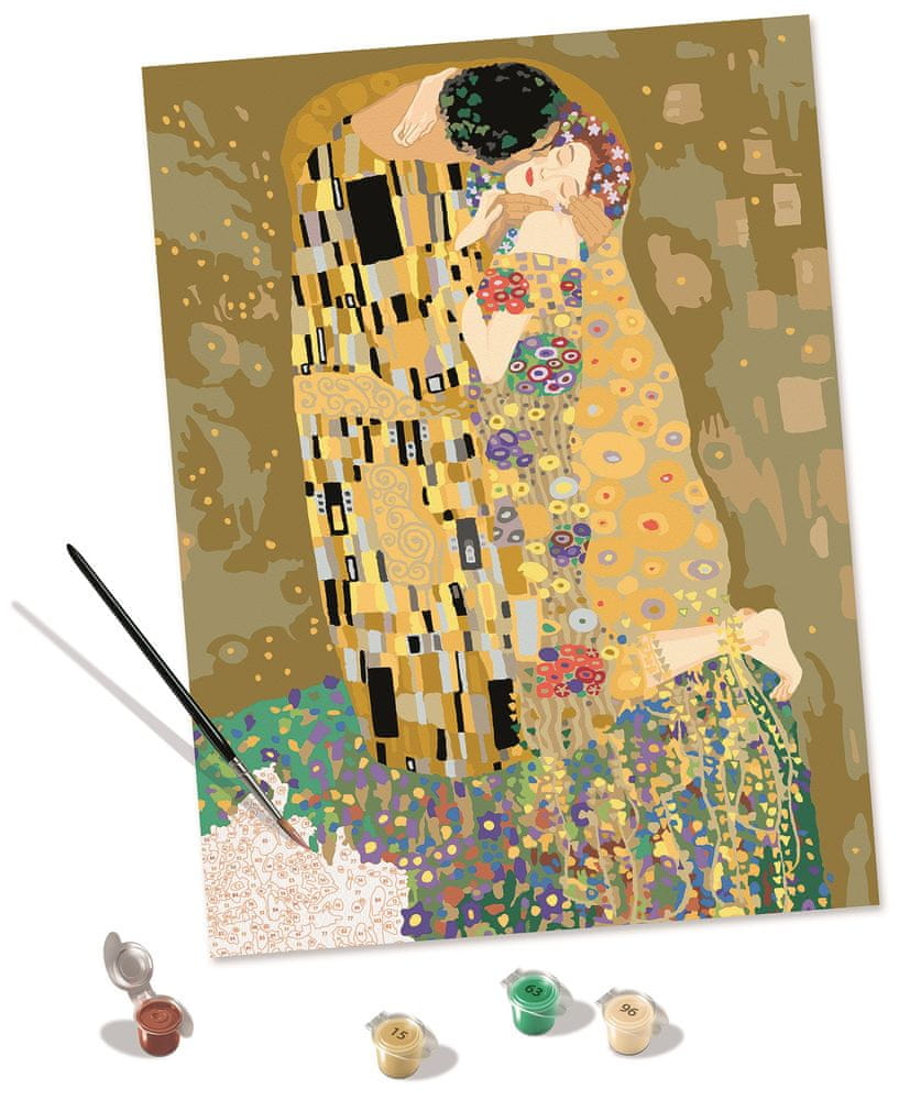 Levně Ravensburger CreArt Gustav Klimt: Polibek