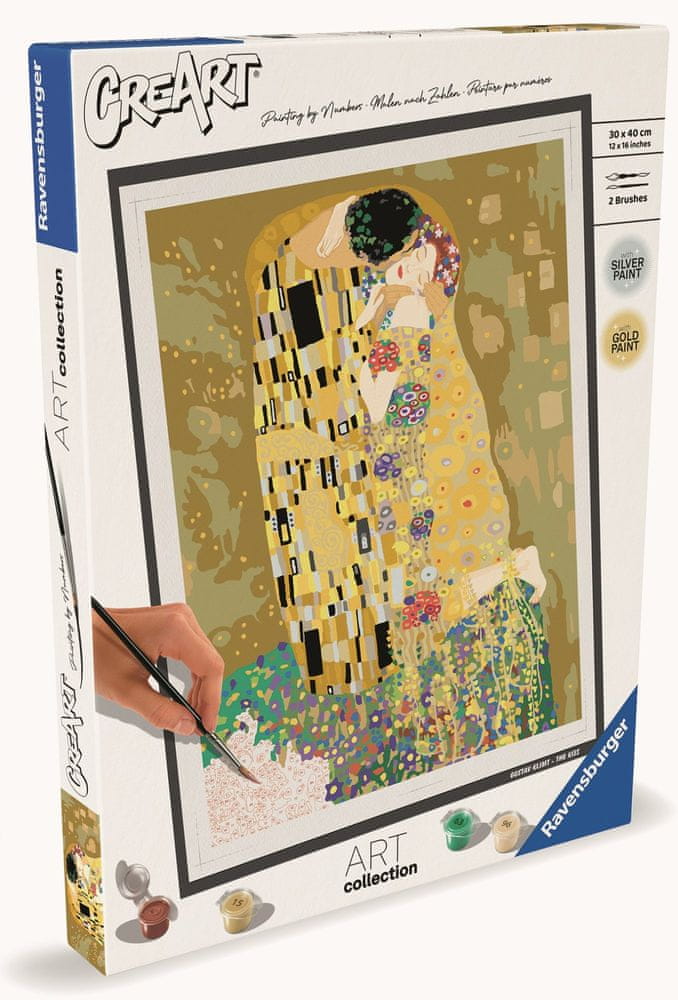 Levně Ravensburger CreArt Gustav Klimt: Polibek