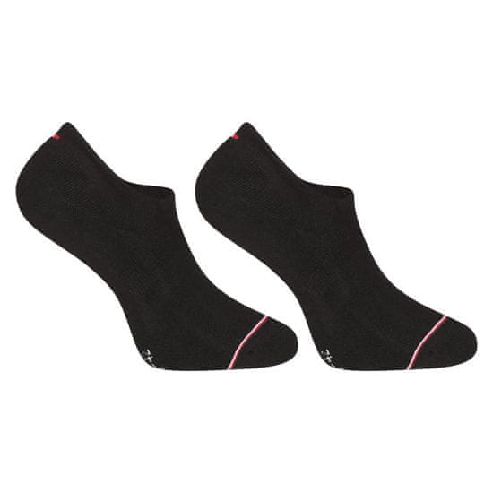 Tommy Hilfiger 2PACK pánské ponožky extra nízké černé (100001095 200)