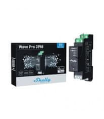Shelly Shelly Qubino Wave Pro 2PM - spínací modul s měřením spotřeby 2x 16A (Z-Wave)
