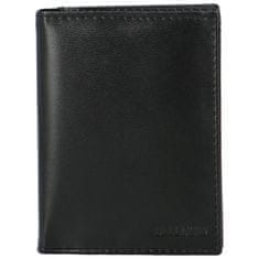 Bellugio Pánská kožená peněženka na výšku Bellugio Luvis, černá