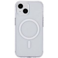 eSTUFF Kryt na mobil Berlin Magnetic Hybrid Case na Apple iPhone 15 Plus - průhledný