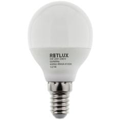 Retlux LED žárovka RLL 269 G45 E14 miniG 6W CW