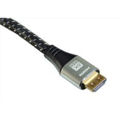 AQ HDMI kabel HDMI 2.1 Premium, 3 m - černý