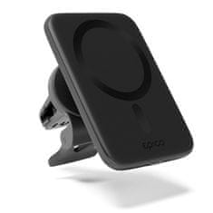 EPICO Držák na mobil s Magsafe 7, 5W, bezdrátové nabíjení - černý