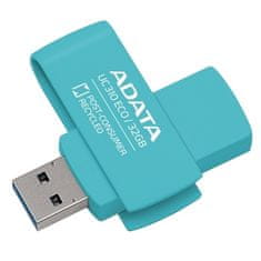 Adata USB Flash disk UC310E ECO, USB 3.2, 32GB USB 3.2 - zelený