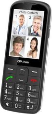 CPA Mobilní telefon pro seniory HALO 28 černý